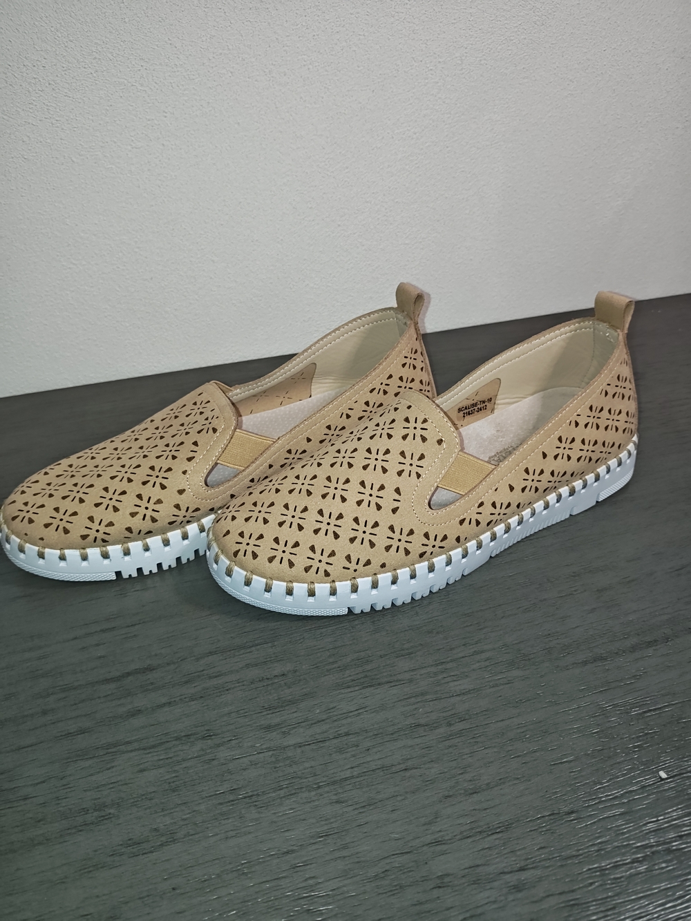 Patrizia By Spring Step Breathable Slip-On Loafer in Tan